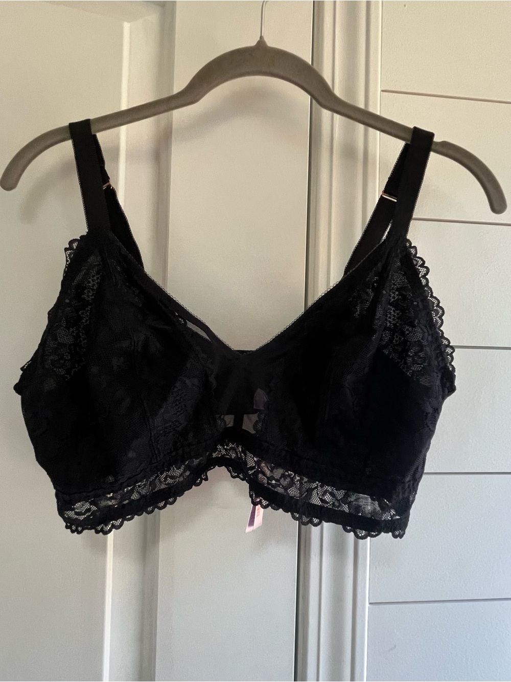 Savage X Fenty Lace and Mesh Wire-Free Bra - Black
Caviar - Size 1X